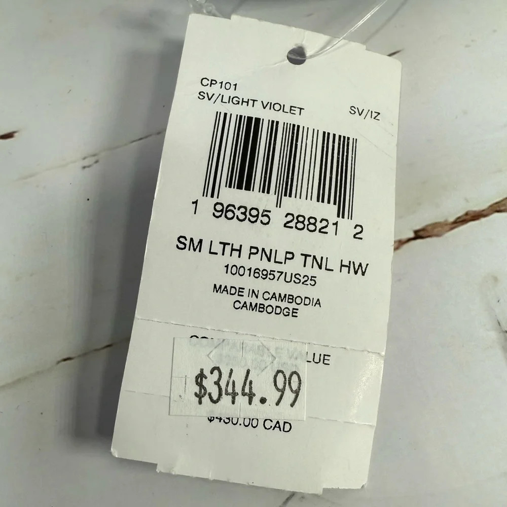 Coach outlet item Coach Penelope Shoulder Bag purple silver NWT - Picture 4 of 6